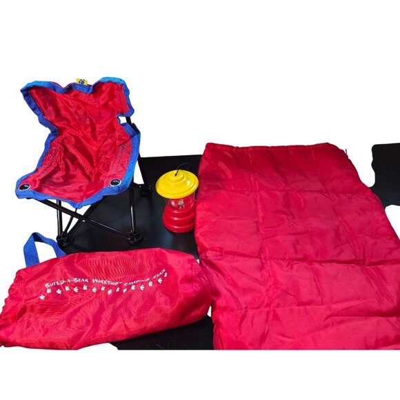 Build-A-Bear Camping Lot Chair Sleeping Bag Chair & Light - Picture 8 of 9